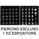 Espositore per Piercing con Supporto Girevole