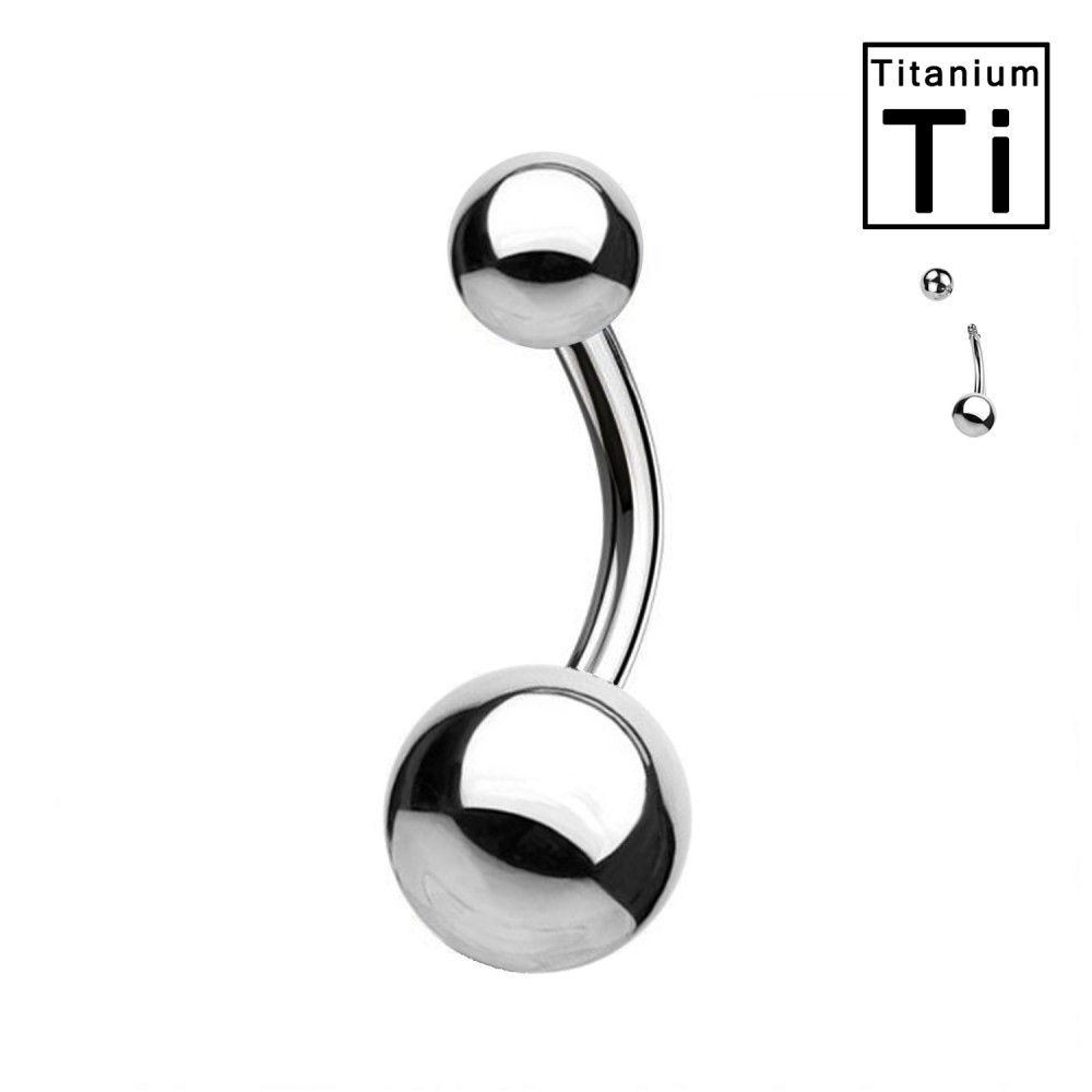 Basic Belly Button Piercing of Titanio